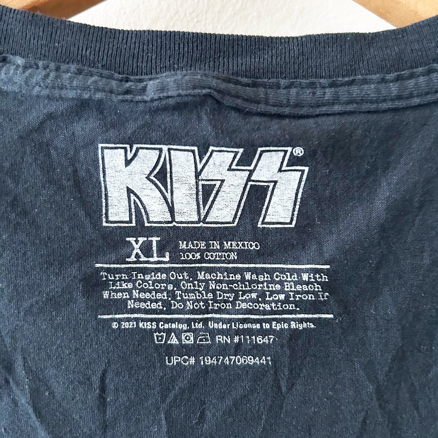 KISS World Tour'77 tee